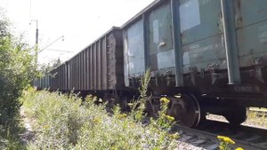 ВЛ10у-075 с грузовым поездом близ о.п. 165 км