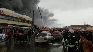 Пожар рынок тц адмирал в Казань