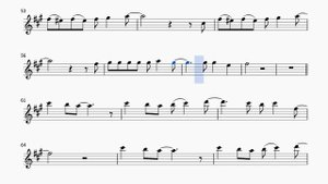 Mami Blue. Hubert Giraud. Alto sax cover