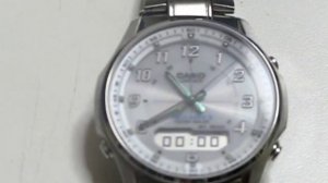 電波腕時計　CASIO　LCW-M100D-7AJF
