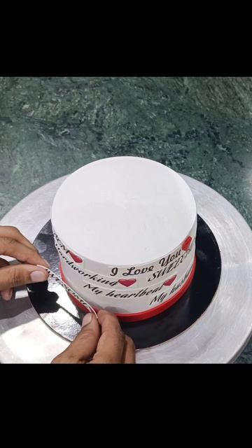 Love Romantic Anniversary Cake Design | Wedding Anniversary Cake #shorts #sellerfactg