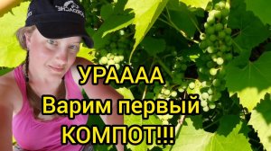 ЭКСПЕРЕМЕНТАЛЬНЫЙ ОГОРОД!!! УРАААВАРИМ первый компот. Жизнь в деревне. Дом в деревне.