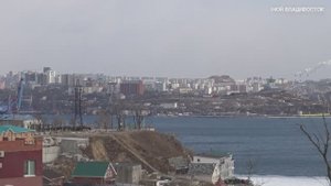 Владивосток от ЖК Алые паруса до сквера Анны Щетининой (14.02.2023).