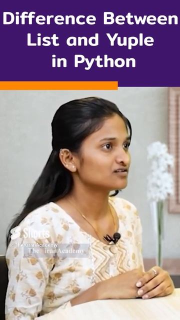 Python Interview Question | Difference Between List & Tuple | #shorts #kiransir #pythoninterview