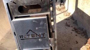 Печь INTENT 2.0 первый розжиг Обзор ИНТЕНТ 2.0
