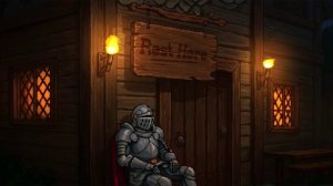 Отдохни здесь.. Рыцарь охраняет таверну сегодня ночью