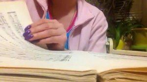 ASMR старая книга шелест страниц