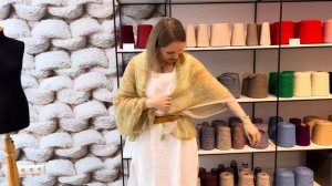 Полотно для создания палантина/кардигана | Инструкция по применению