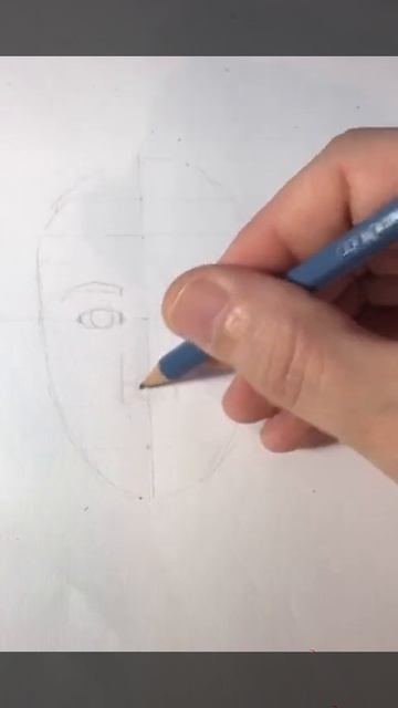 #howto #drawaface part one, the basic shape and features   #artist #drawing #tips #art #bloo  #shor