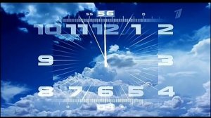 Часы с 45 секунды и начало новостей (Первый канал +7, 19.05.2020 12:00)