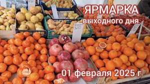 Краснодар - Ярмарка выходного дня на Репина (суббота и воскресенье) - обзор цен - 01 февраля 2025 г.