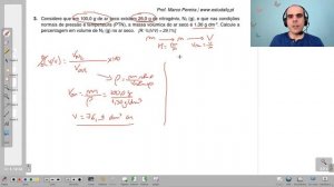 Qual a percentagem volume/volume sabendo as massas de soluto e solução? Ficha 10Q2.2 n º 4  - ex. 3