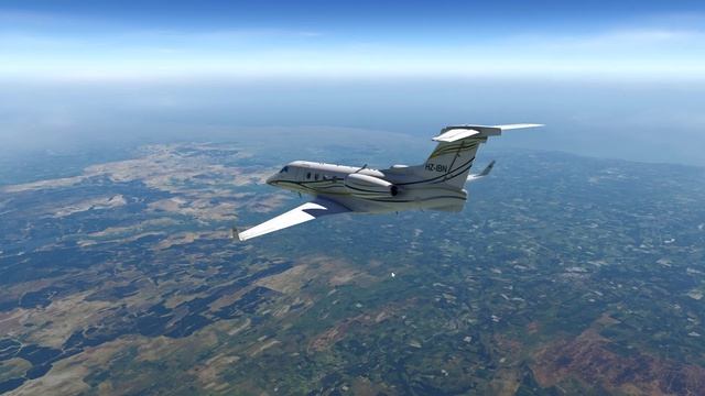 X-Plane 11 - Aerobask Phenom 300 - Demo Flight, EGHI to EGPH смотреть онлайн