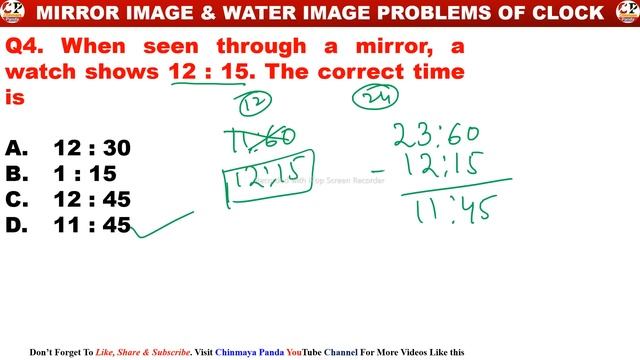 Clock Reasoning|Mirror & Water Image Reasoning Questions|Clock Mirror Tricks|Easy Trick To Solve|AS