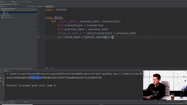 Building a Blockchain in 15 Minutes (Python) - Programmer explains смотреть онлайн