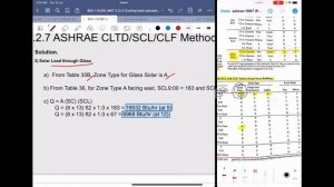 MANUAL COOLING LOAD CALCULATION USING ASHRAE CLTD/SCL/CLF METHOD (Step by Step guides for beginner)