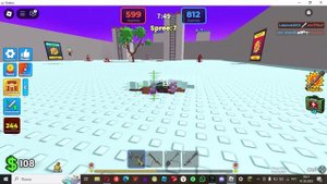 Играю  в Подземную войну 2.0  в роблоксе