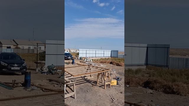 Забор в горизонт по уровню