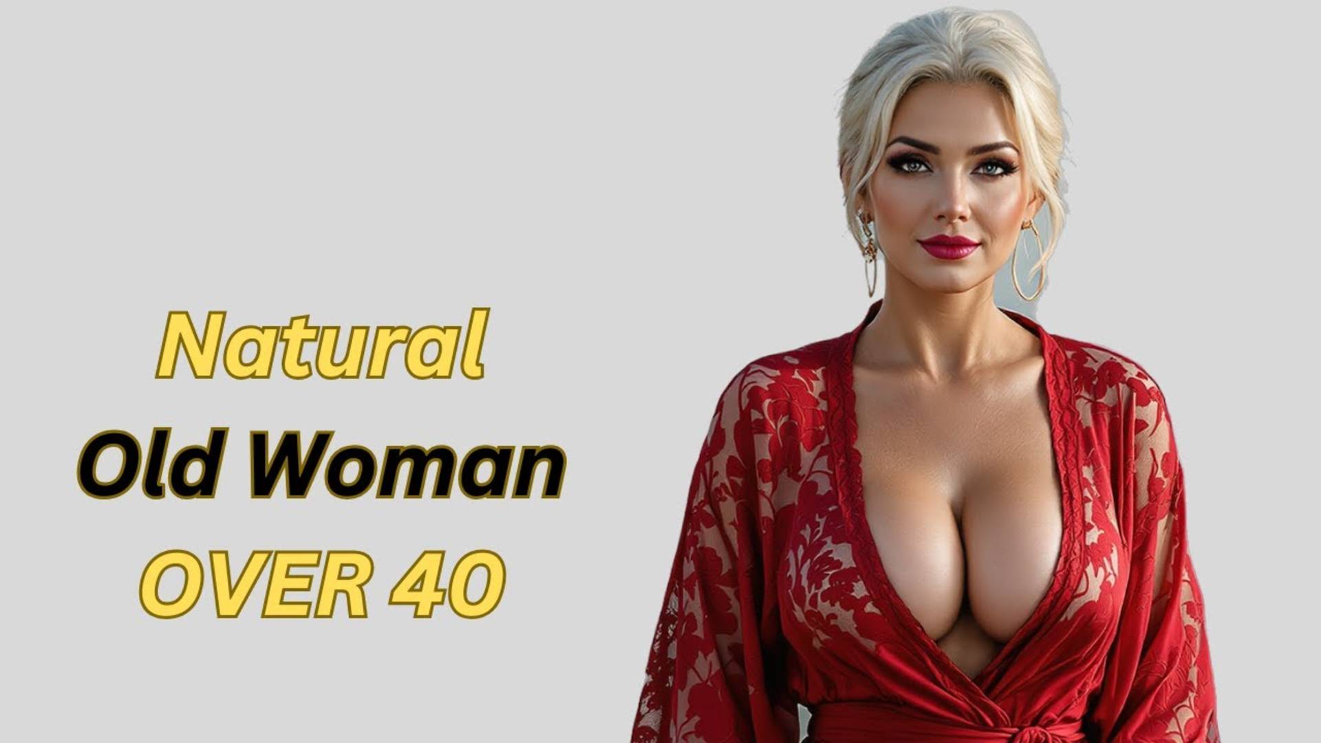 Natural Older Woman Over 40 Attractively Dressed Classy