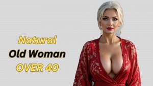 Natural Older Woman Over 40 Attractively Dressed Classy