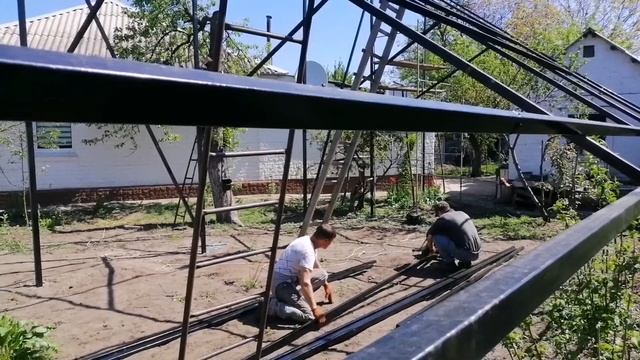#4 Солнечная электро станция монтаж