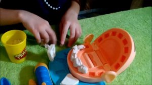 ЗУБАСТИК СТОМАТОЛОГ, ЛЕПИМ ИЗ ПЛАСТИЛИНА PLAY DOH