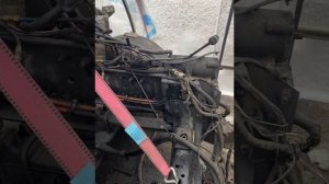 Установка ямз 7511 в Америку , выставляем заднюю плиту.