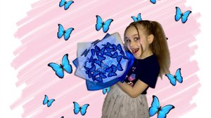 СВЕТЯЩИЙСЯ БУКЕТ ИЗ БАБОЧЕК своими руками! 🦋