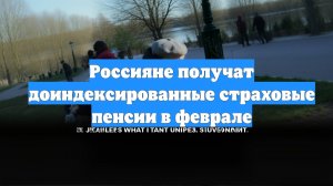 Россияне получат доиндексированные страховые пенсии в феврале
