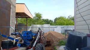 тяжёлый дизельный мотоблок погрузчик