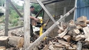 работа дровокола champion 6000