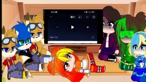 реакция Сказочного Патруля и Теялза на мемы про Соника exe(есть один мем с слендипузиками)