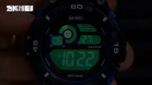 SKMEI 1756 Digital Sports Watch 100M Waterproof