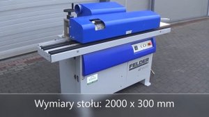 Okleiniarka prostoliniowa FELDER G 300 - StanDrew