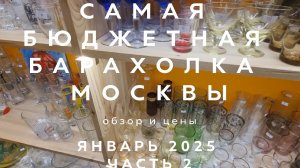 САМАЯ БЮДЖЕТНАЯ БАРАХОЛКА МОСКВЫ! | ОБЗОР И ЦЕНЫ | ПОСУДА КНИГИ ЗНАЧКИ | ЯНВАРЬ 2025 ЧАСТЬ 2