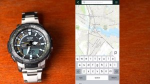 Casio Protrek PRT-B70T-7CR Titanium Review and walkthrough including Protrek Connected app &.