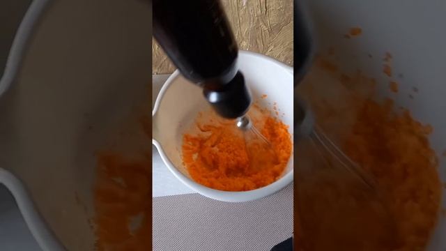 Морковные вафли в мини-вафельнице🥕#вафлирецепт