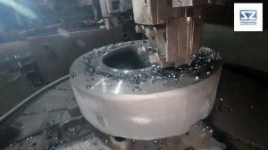 Обработка поковки из стали 45ХН2МФА на карусельном станке