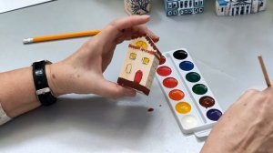 Мастер-класс "Роспись деревянного домика" в рамках программы "Выходной в музее online"