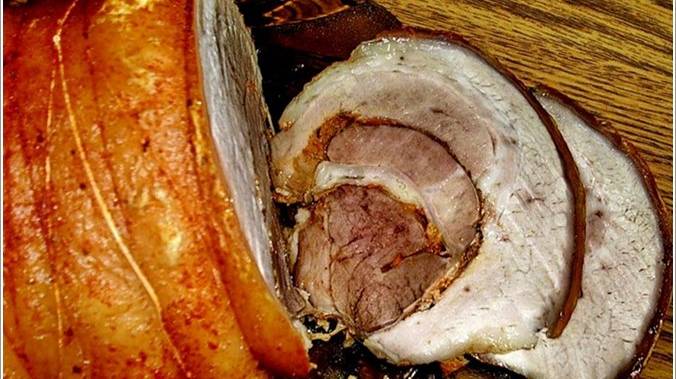 Рулет из свинной брюшины смотреть онлайн