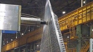 обработка лопасти.