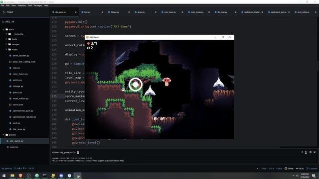 I Made a Game in 14 Hours with Python Timelapse