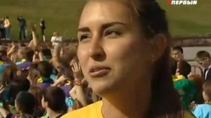 Парад студентов в Волгограде