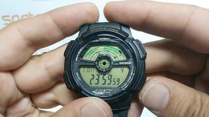 Casio AE-1100W-1B digital kol saati incelemesi ve ayarlanması