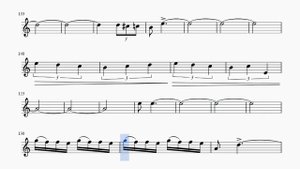 Весенняя хора. В.Раду. Ноты для кларнета. +version for clarinet inB (performed by MuseScore)