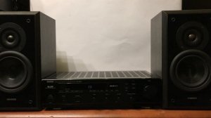 Denon DRA 385RD FM radio mode Kenwood LS 200G part 1