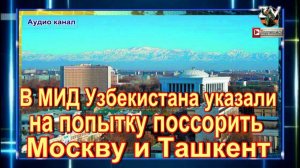 В МИД Узбекистана указали на попытку поссорить Москву и Ташкент