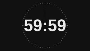 Обратный отчет 1 час. 1 Hour Countdown Timer