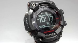 Casio G-Shock Rangeman GPR-B1000-1ER GPS Navigation Bluetooth Solar watch video 2019