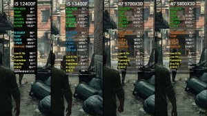 i5 12400F vs i5 13400F vs Ryzen 7 5700X3D vs Ryzen 7 5800X3D | RTX 4070